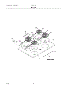 14 - Rough-In Box parts for Thermador Cooktop CGX365US from AppliancePartsPros.com
