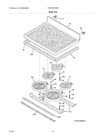 20 - Maintop Parts parts for Thermador Cooktop CGX456US from AppliancePartsPros.com