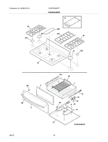 04 - Gas And Electric Component Parts parts for Thermador Cooktop SGC304R from AppliancePartsPros.com