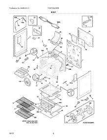 10 - Burner Head & Burner Base Assy Detail parts for Thermador SGCS456RB S\N 9803 from AppliancePartsPros.com