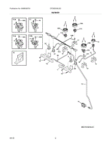 11 - Jet Holder Assembly Detail parts for Thermador SGC456RB S\N 9803 from AppliancePartsPros.com