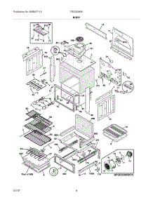 04 - Top Plenum parts for Thermador Wall Oven SC272T from AppliancePartsPros.com