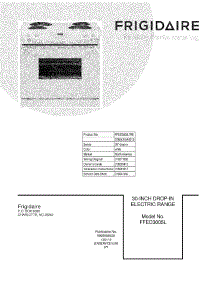 02 - Information Items parts for Thermador RDF30QW S/N 9708 & UP from AppliancePartsPros.com
