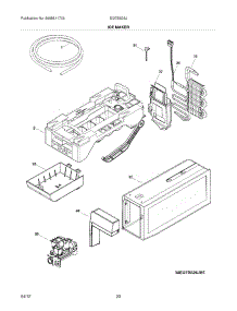 22 - Storage Drawer & Base parts for Thermador Range RDF30 from AppliancePartsPros.com