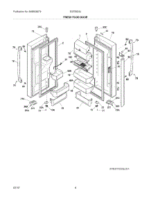 23 - Main Oven Door parts for Thermador Range RDDS30 from AppliancePartsPros.com