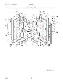 34 - Schematic (Rdf30) parts for Thermador RED30VQW S/N 9708 & UP from AppliancePartsPros.com