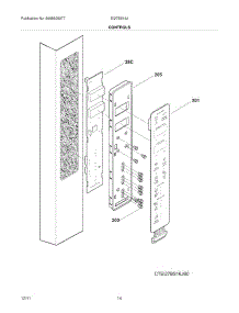 15 - Oven Outer Skin parts for Thermador Range CM301S from AppliancePartsPros.com