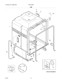 15 - Tech Quick Check Chart (4) parts for Bosch Dishwasher SHU3305 UC/06 (FD 7902-8003) from AppliancePartsPros.com