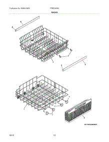 10 - Tech Wiring Diagram parts for Bosch Dishwasher SHU5306 UC/12 (FD 8003-) from AppliancePartsPros.com