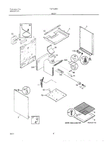 06 - Body parts for Frigidaire Range TGF324BHWA from AppliancePartsPros.com