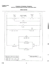 10 - Wiring Diagram parts for Frigidaire Range TEF322BHWA from AppliancePartsPros.com