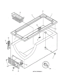 02 - Cabinet parts for Ge Freezer FH25DXBWH from AppliancePartsPros.com