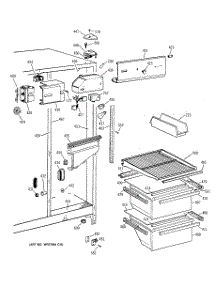03 - Fresh Food Section parts for Ge Refrigerator CSX20BIYDAD from AppliancePartsPros.com