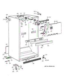 03 - Cabinet Parts parts for Ge Refrigerator CTX21EAZBRAA from AppliancePartsPros.com