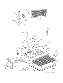 06 - Unit Parts parts for Ge Refrigerator CTT21GAZGRAA from AppliancePartsPros.com