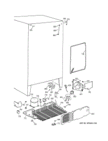 04 - Unit Parts parts for Ge Refrigerator CSX25DRZBWW from AppliancePartsPros.com
