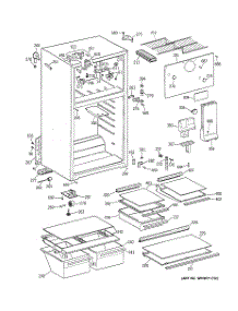 02 - Cabinet parts for Ge Refrigerator CTX17KAZDRWH from AppliancePartsPros.com
