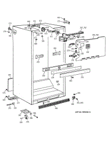 03 - Cabinet Parts parts for Ge Refrigerator CTX18CAZLRAA from AppliancePartsPros.com