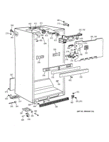 03 - Cabinet Parts parts for Ge Refrigerator CTT21GAZJRAA from AppliancePartsPros.com