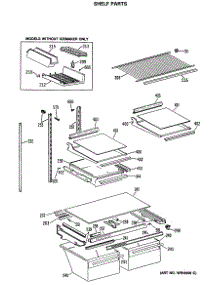 04 - Shelf Parts parts for Ge Refrigerator TBX25JASKRAD from AppliancePartsPros.com