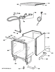 03 - Section3 parts for Ge Dishwasher GSC580S05 from AppliancePartsPros.com
