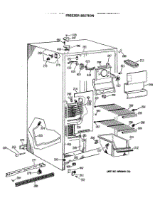 02 - Freezer Section parts for Ge Refrigerator CSX20EASBWH from AppliancePartsPros.com