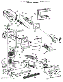 02 - Freezer Section parts for Ge Refrigerator CSX20GWSBWH from AppliancePartsPros.com