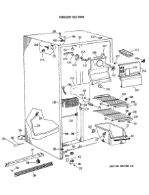 02 - Freezer Section parts for Ge Refrigerator CSX22GRAAD from AppliancePartsPros.com