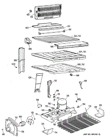 03 - Section3 parts for Ge Refrigerator CTH24GRERWH from AppliancePartsPros.com