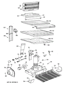 03 - Section3 parts for Ge Refrigerator CTX18EPARWH from AppliancePartsPros.com