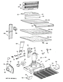 03 - Section3 parts for Ge Refrigerator CTX21GPBRWH from AppliancePartsPros.com