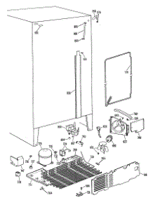 04 - Section4 parts for Ge Refrigerator CSC20GWSAWH from AppliancePartsPros.com