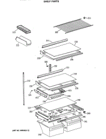 04 - Shelf Parts parts for Ge Refrigerator CTX24GASJRAD from AppliancePartsPros.com