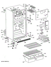 02 - Section2 parts for Ge Refrigerator CTH16BYSGRWH from AppliancePartsPros.com