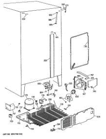04 - Section4 parts for Ge Refrigerator CSC24GRSBWH from AppliancePartsPros.com