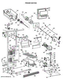 03 - Freezer Section parts for Ge Refrigerator CSX27DRSMWH from AppliancePartsPros.com