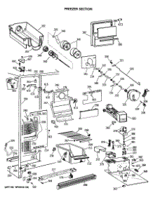 02 - Freezer Section parts for Ge Refrigerator CSH24GRTAWW from AppliancePartsPros.com