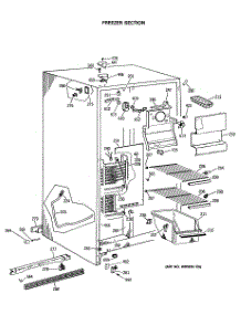 02 - Freezer Section parts for Ge Refrigerator CSX20KATAWH from AppliancePartsPros.com