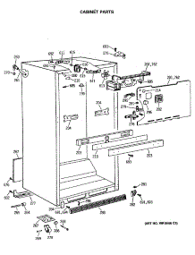 03 - Cabinet Parts parts for Ge Refrigerator CTX18LASQRWH from AppliancePartsPros.com