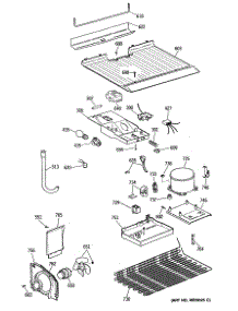 03 - Section3 parts for Ge Refrigerator CTH14CYTCLWH from AppliancePartsPros.com