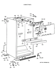03 - Cabinet Parts parts for Ge Refrigerator CTX18BASWRAD from AppliancePartsPros.com