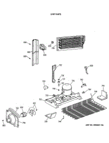 06 - Unit Parts parts for Ge Refrigerator CTH21GATERWH from AppliancePartsPros.com