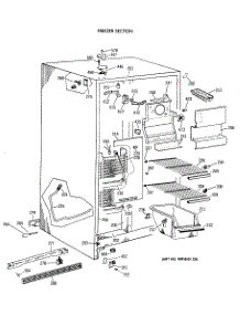 02 - Freezer Section parts for Ge Refrigerator CSX22KAXAWH from AppliancePartsPros.com