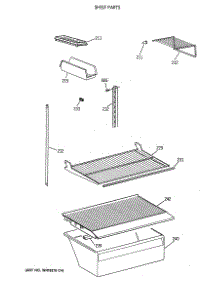 04 - Shelf Parts parts for Ge Refrigerator CTX18CAXELWH from AppliancePartsPros.com