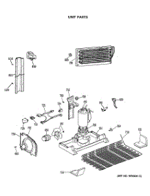 06 - Unit Parts parts for Ge Refrigerator MTX18EASERWH from AppliancePartsPros.com