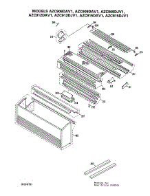 02 - Section2 parts for Ge Air Conditioner AZC909DAV1 from AppliancePartsPros.com