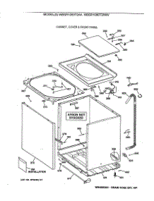 02 - Cabinet, Cover & Front Panel parts for Ge Washer WBSR1060T2WW from AppliancePartsPros.com