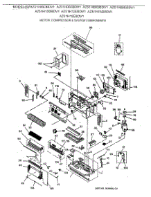 02 - Motor, Compressor & System Components parts for Ge Air Conditioner AZ51H12EBDV1 from AppliancePartsPros.com
