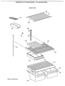 04 - Shelf Parts parts for Ge Refrigerator CTH18EAXHRAD from AppliancePartsPros.com