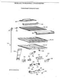 05 - Compartment Separator Parts parts for Ge Refrigerator CTH18EAXHRWH from AppliancePartsPros.com
